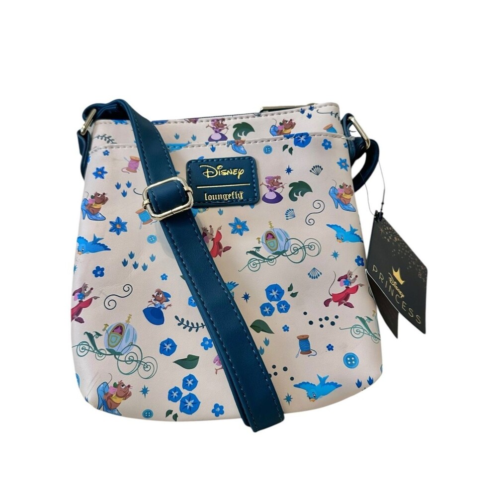 Loungefly Disney Cinderella Mice and Carriage Crossbody Bag